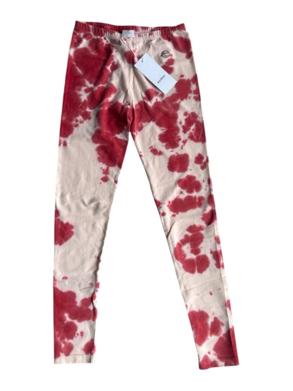 Wynken Luna Legging Girls 10Y NWT Soft Pink Tie Dye Kids Leggings Cotton Stretch
